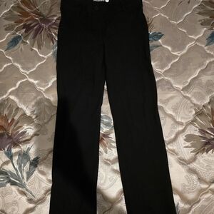 Betabrand Black Straight Leg Dress Pant Yoga Pants DPYP Medium Petite